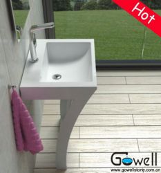 Gowell Solid Surface Vanity Sink  