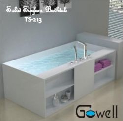 Acrylic Solid Surface Bathtub