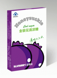 Honeysuckle Throat Herbal Lozenge Blueberry Flavor