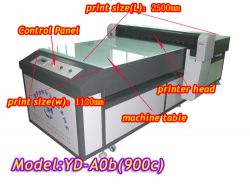 A0/YD-WT900C Glass/Arcylic Material Printing machi