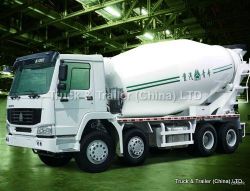 HOWO Concrete mixer truck, Transit mixer, Cement 
