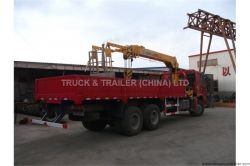 HOWO 6X4 Cargo Truck Mounted Crane