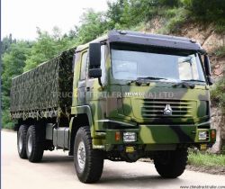 Off-road cargo truck, HOWO 6x6, 9.3m