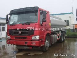 HOWO 6x4 Fuel Tank Truck, Oil, Diesel, 25m3