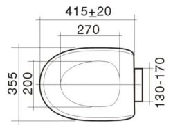 Slow Colse Toilet Seat Cover CL-115