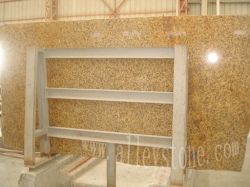 Tiger Skin Yellow Granite Slab