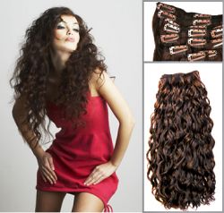 Brazilian Remy Clips In Hair Extensions