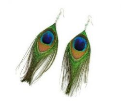 Feather earrings