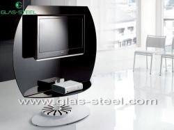 Glass Tv Stand, Lcd Tv Stand, Wall Unit, Modern