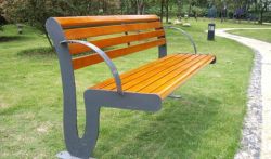 Steel Frame Park Bench, Patio Bench, Outdoor Bench