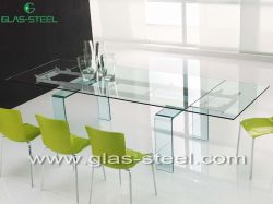 Home Glass Furniture  - Modern Glass Dining Table