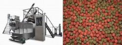 Floating Catfish food pellet extruder  plant