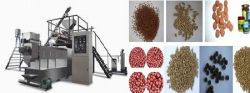 Fish food extruder machine equipment