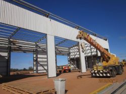 Construction Steel Structure, Purlins, Panels