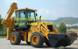 CE approved front loader and back hoe loader