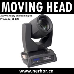 5r 200w Sharpy Beam Moving Head Stage Light 