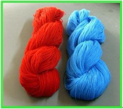 Acrylic Yarn Colored In Hanks