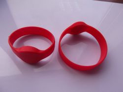 Lady's wrist band,silicone RFID S50 wristband