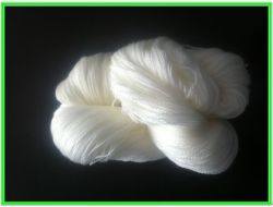 100 Percent Acrylic Yarn Raw White In Hanks 