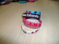 Custom Wide Silicone Wristband/bracelet