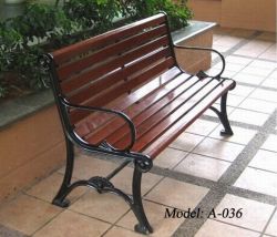 Outdoor Cast Iron Park Bench, Outdoor Seat