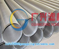 Wedge Wire Continuous Slotted Well Screen Tube 