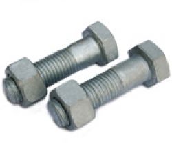 Hdg Hot Dip Galvanized Bolts With Nuts