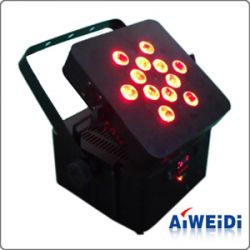 12pcs 4w Battery Powered & Wireless Led Par Light