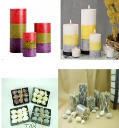 Decorative Scneted Arts And Crafts Candles, Candle