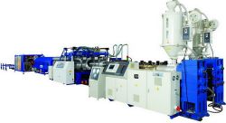 Pe-pvc Double Wall Corrugated Pipe Extrusion Line