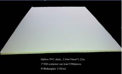 Hollow pvc sheet