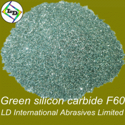 Metallurgical grade green silicon carbide