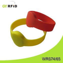 Rfid Silicon Wristband With Em,t5577,mifare Chip