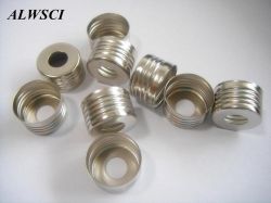 18mm Sliver Color Open Top Metal Cap For Screw-top