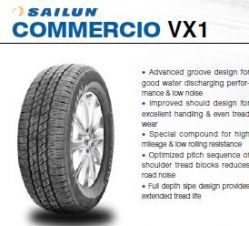 Sailun Brand Commercial Tyre 185r14c 195r14c 