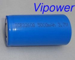 3.7v 5000mah 32600 Rechargeable Li-ion Battery