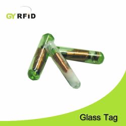 Iso11784/11785 Rfid Glass Tag For Pet Tracking 