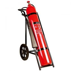 25kg CO2 trolley extinguisher,45kg powder wheeled 