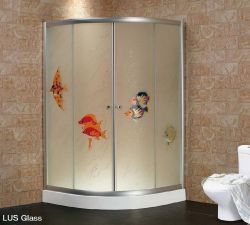 6mm-12mm Curved Tempered Shower Room Glass