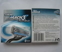 Gillette Mach3 Turbo 4s Shaving Cartridges Eu 