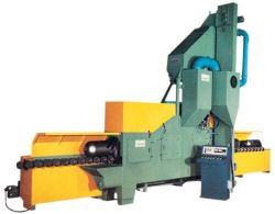 Q065 series curve blade wheel blast equipment