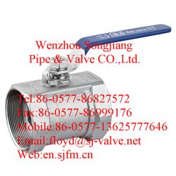 1pc Ball Valve Reduced Bore