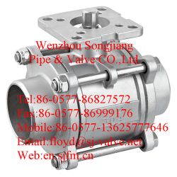 Weld Ball Valve With Iso5211