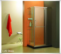 Flat/curved Clear Toughened Glass For Shower Room 