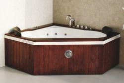 Corner Acrylic Massage Bathtub With Skirt M-2035a 