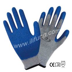 10g T/c Glove With Latex Crinkle Coating