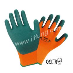 7g Acrylic Glove W/t Napping Lining Sandy Coating 