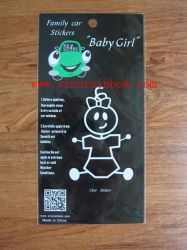 Custom Personalized Family Car Sticker --baby Girl