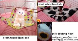 Cotton Nest,fabric Hammock,canvas Bed,coral Velvet