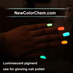 Photoluminescent pigment--Glowing pigment at night